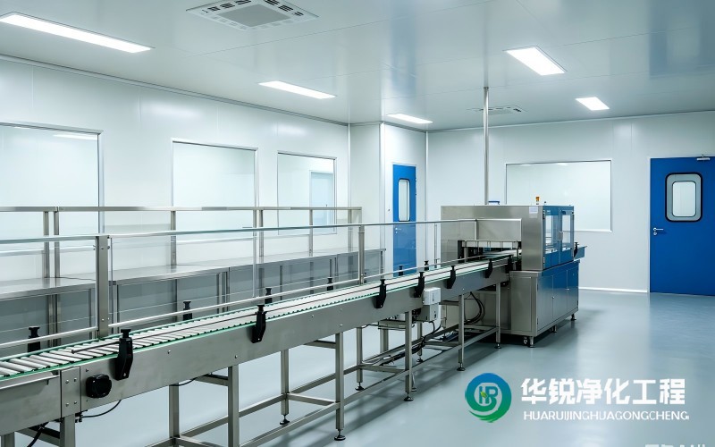 华锐净化兰州项目万级洁净室竣工效果